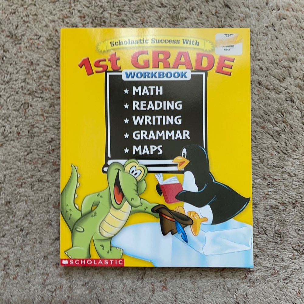 Schoolastic 1st grade workbook NEW
